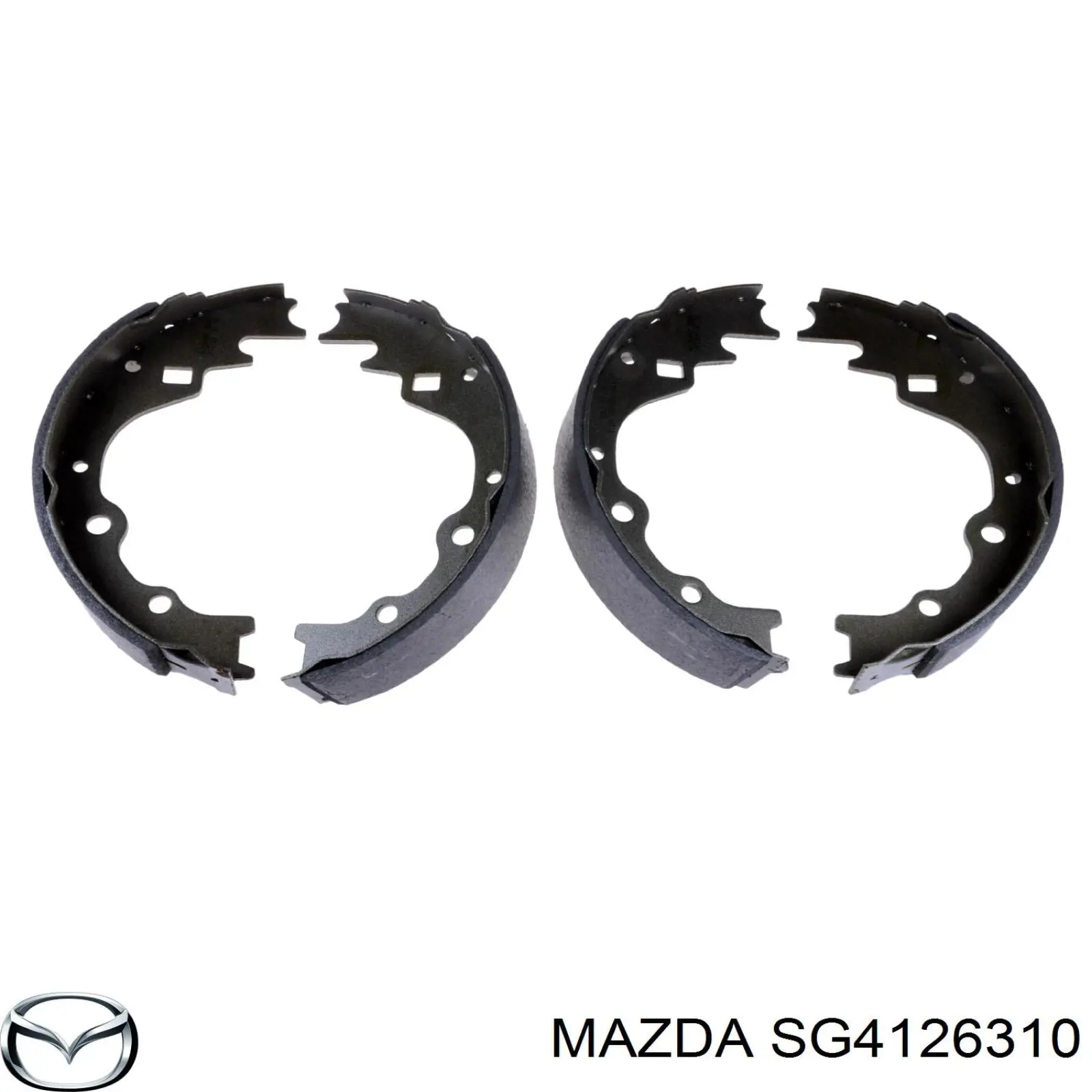 SG4126310 Mazda zapatas de frenos de tambor traseras