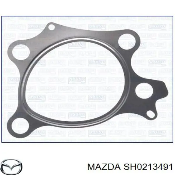 SH0213491 Mazda junta, catalizador, tubo de escape, delantera