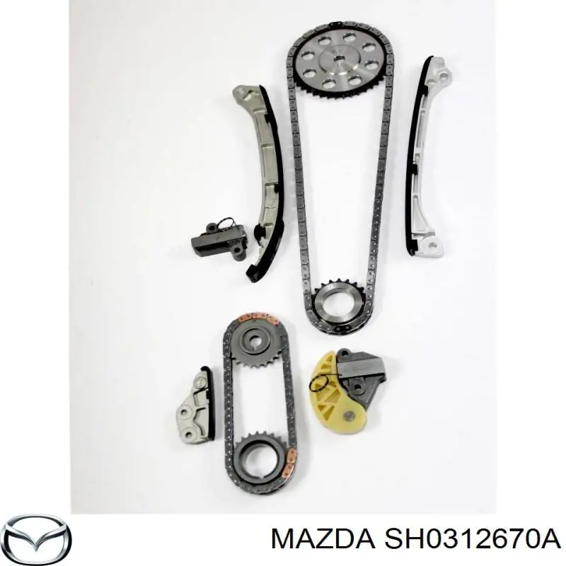 SH0312670A Mazda carril de deslizamiento, cadena de distribución derecho