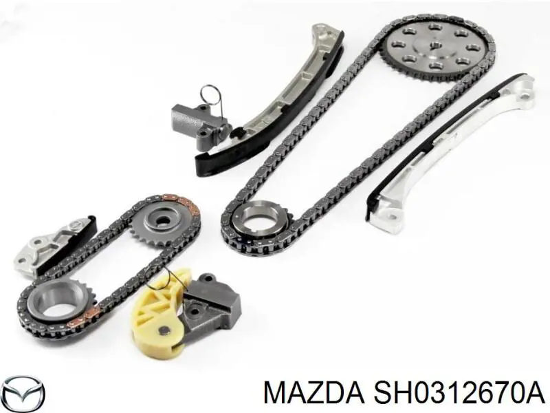 Guía derecha de cadena de distribución Mazda SH0312670A precio, desde 38,21 EUR