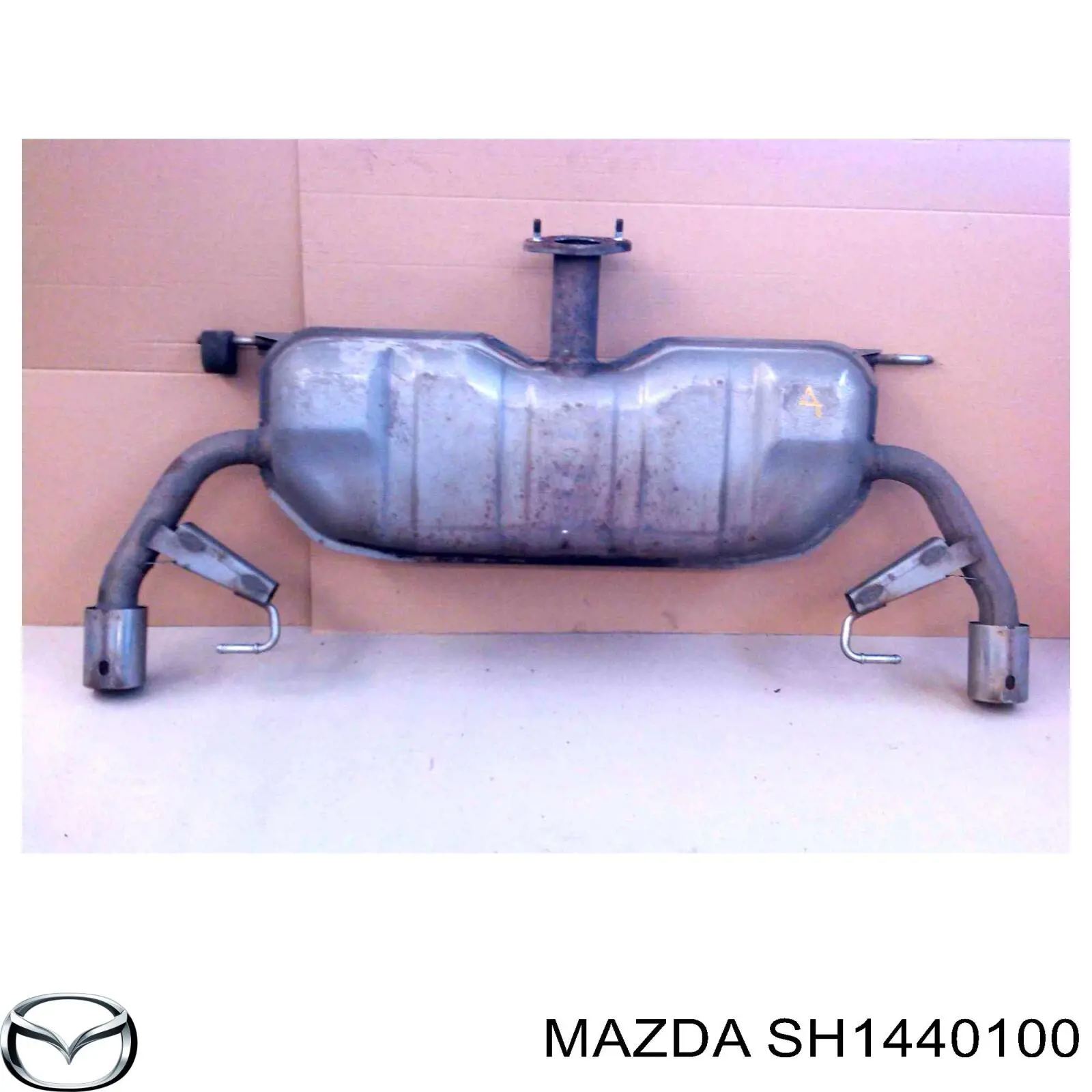 SH1440100 Mazda silenciador posterior