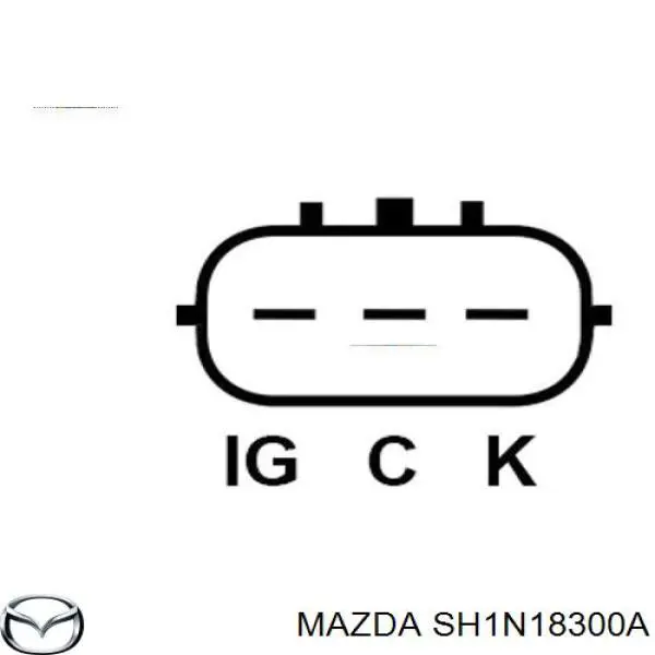 SH1N18300A Mazda alternador