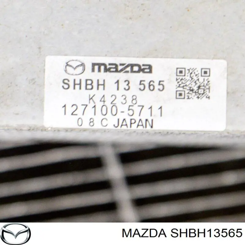 Comprar SHBH13565 Mazda Turbo intercooler