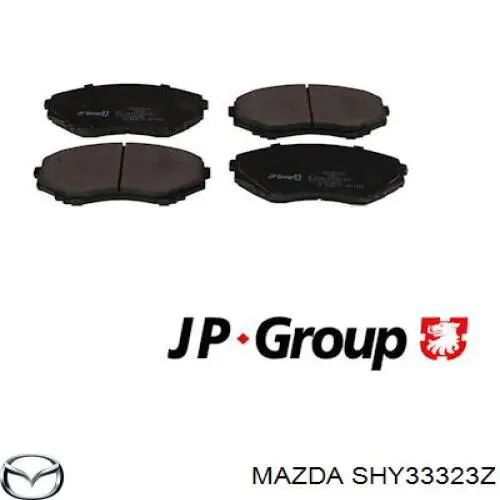 SHY33323Z Mazda pastillas de freno delanteras