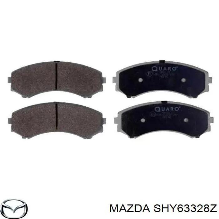 SHY63328Z Mazda pastillas de freno delanteras