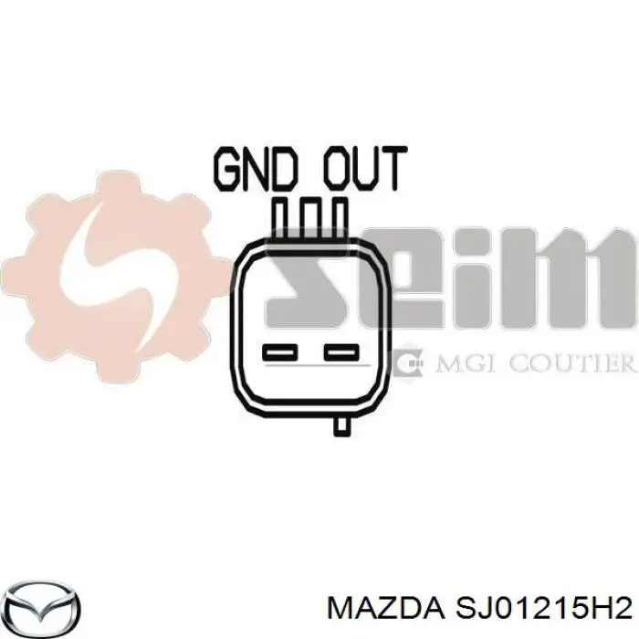 SJ01215H2 Mazda sensor de velocidad