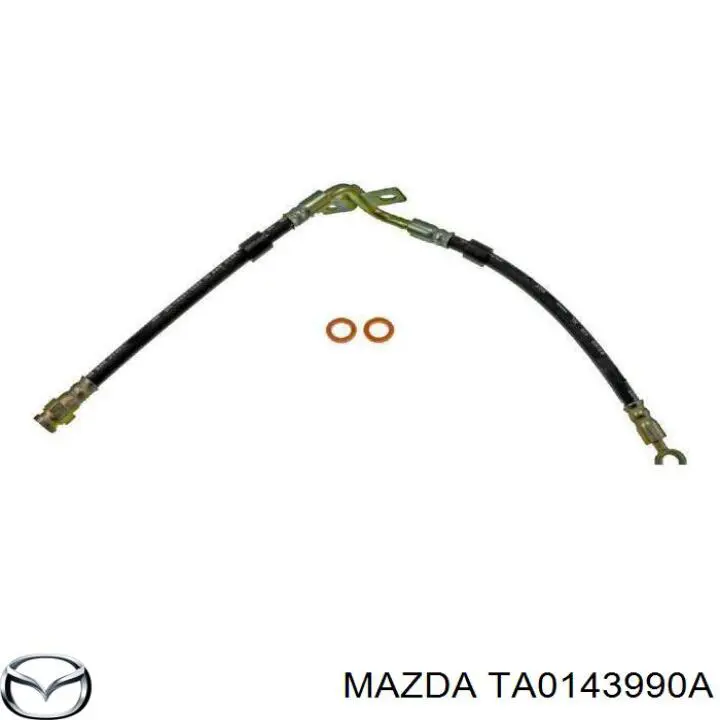 Tubo flexible de frenos delantero izquierdo para Mazda Xedos (TA)