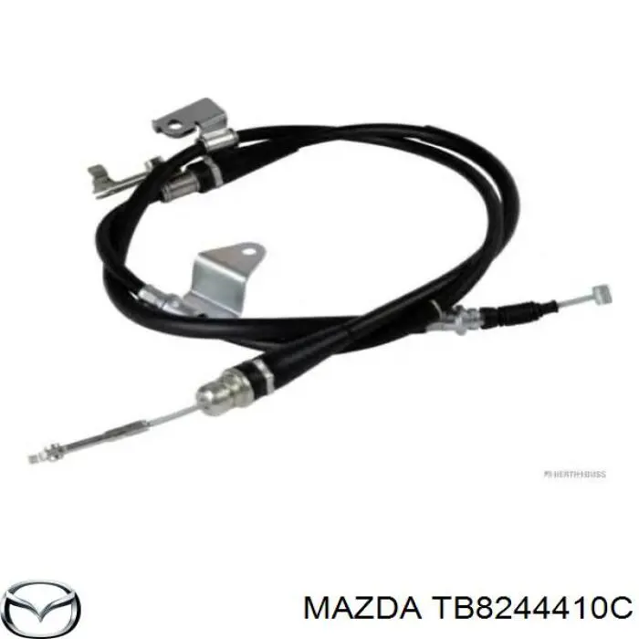 TB8244410C Mazda cable de freno de mano trasero derecho