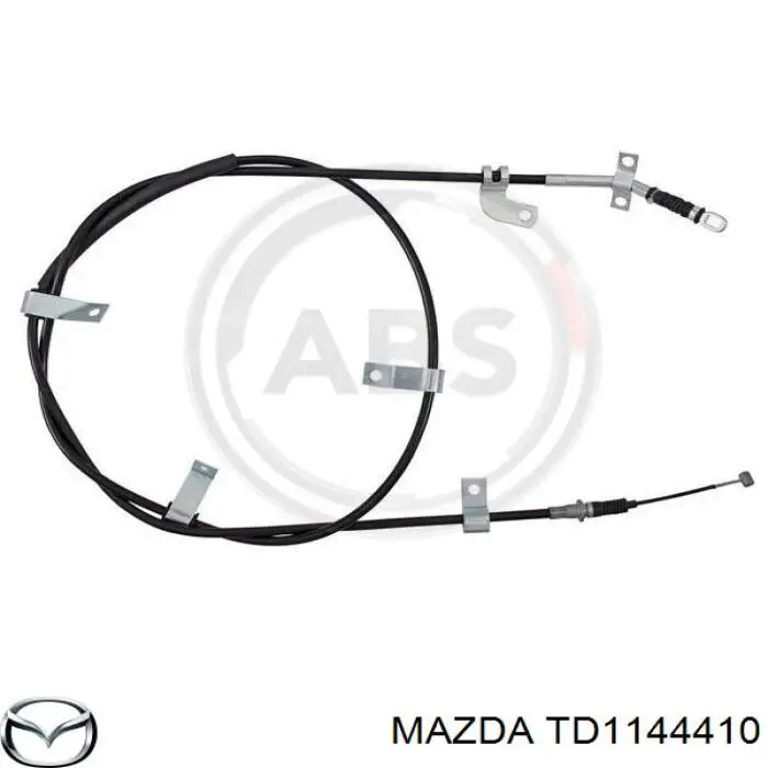 Cable de freno de mano trasero derecho para Mazda CX-9 (TB)