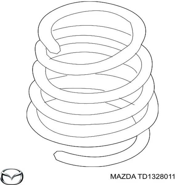 Muelle de suspensión eje trasero para Mazda CX-9 (TB)