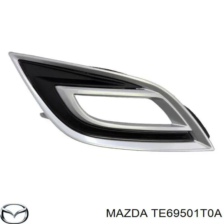 TE69501T0A Mazda rejilla de ventilación, parachoques delantero