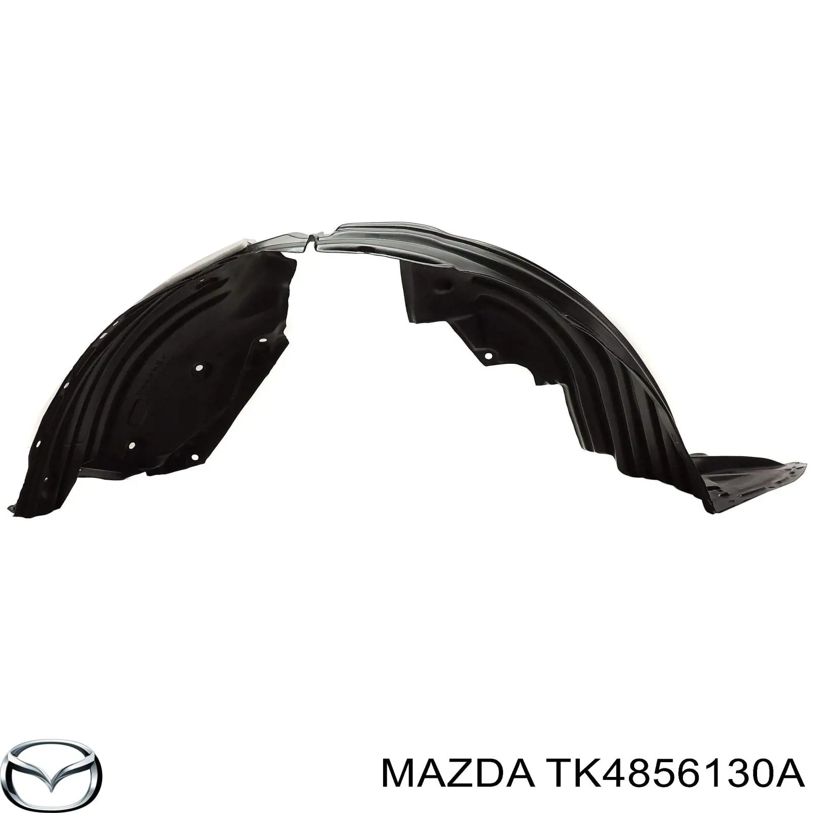 Guardabarros interior, aleta trasera, derecho Mazda CX-9 (TC)