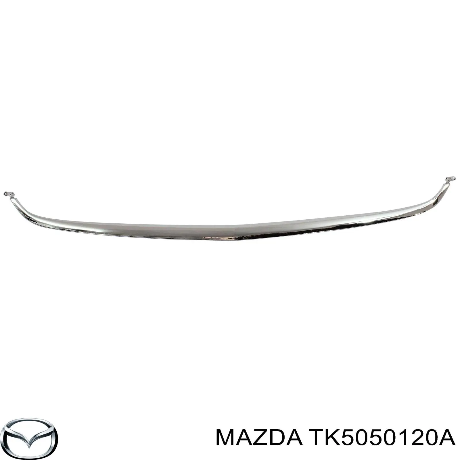 TK5050120A Mazda moldura de parachoques delantero derecho