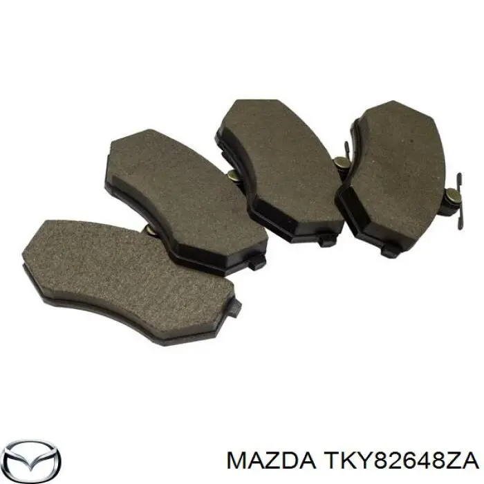 TKY82648ZA Mazda Pastillas freno traseras