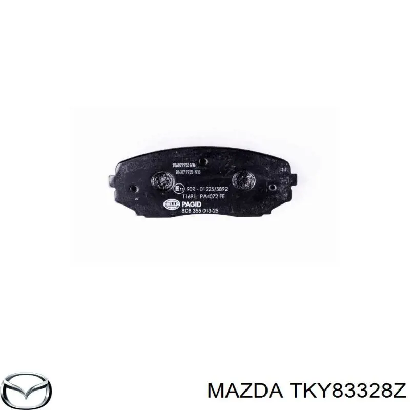 TKY83328Z Mazda pastillas de freno delanteras