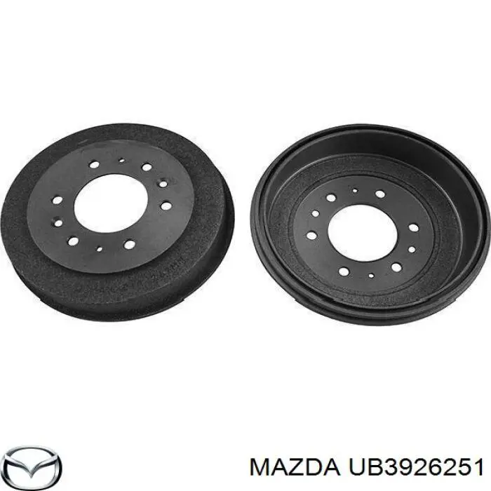 UB3926251 Mazda freno de tambor trasero