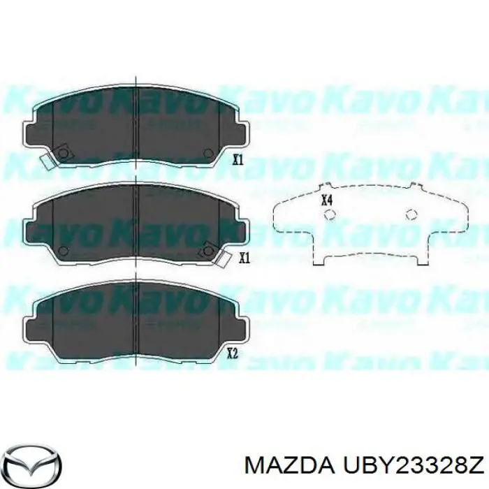 Pastillas freno delanteras Mazda UBY23328Z precio, desde 25,38 EUR