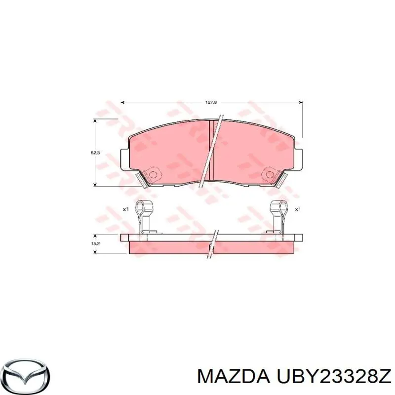 UBY23328Z Mazda pastillas de freno delanteras