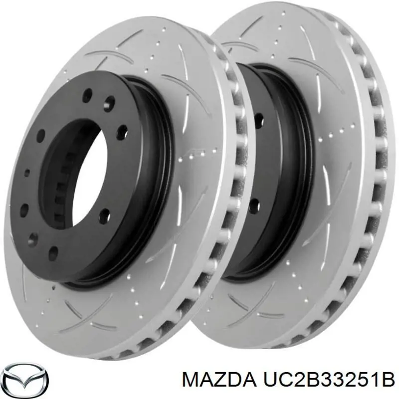 UC2B33251B Mazda freno de disco delantero