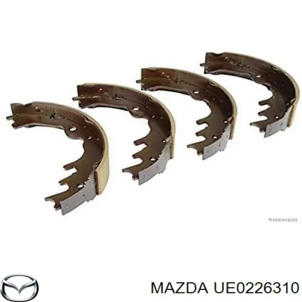 UE0226310 Mazda zapatas de frenos de tambor traseras