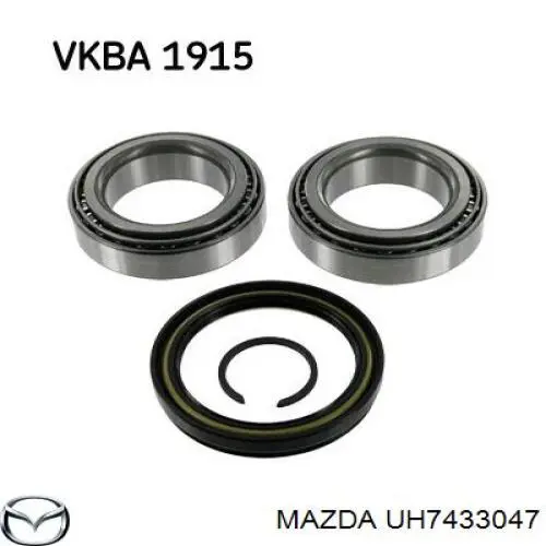 UH7433047 Mazda Rodamientos de rueda delantero