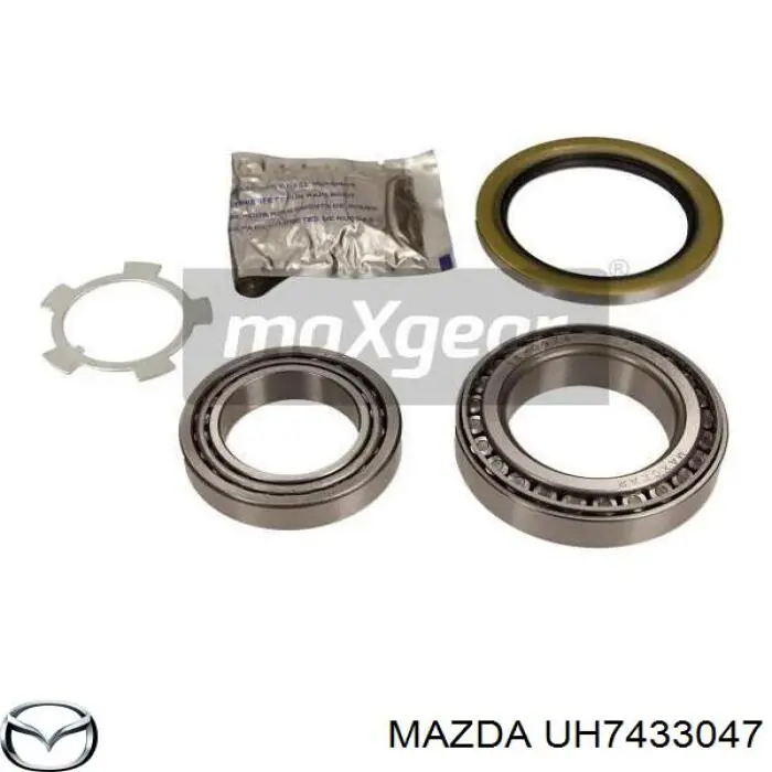 Cojinete de rueda delantero UH7433047 Mazda