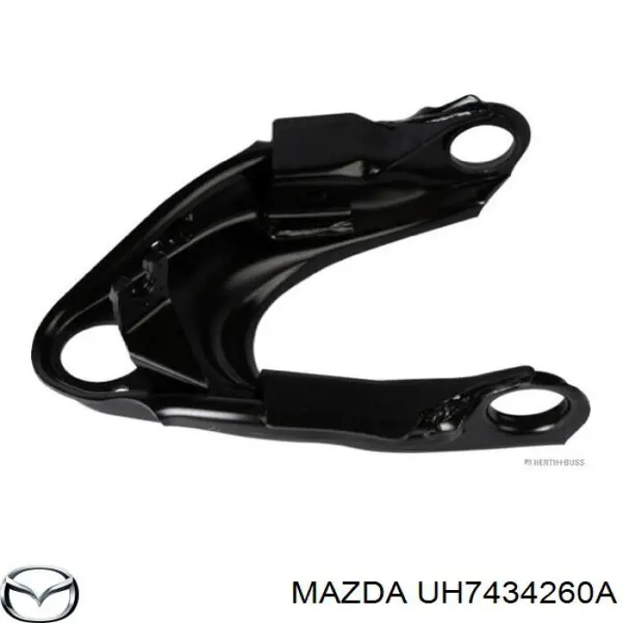 UH7534260BA Mazda barra oscilante, suspensión de ruedas delantera, superior izquierda