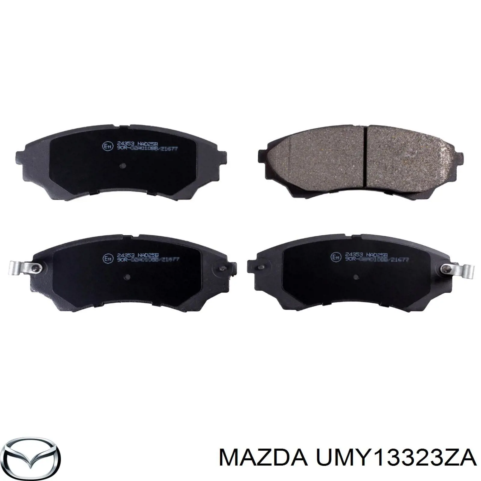 UMY13323ZA Mazda Pastillas delanteras