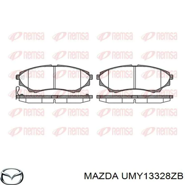 UMY13328ZB Mazda Pastillas delanteras