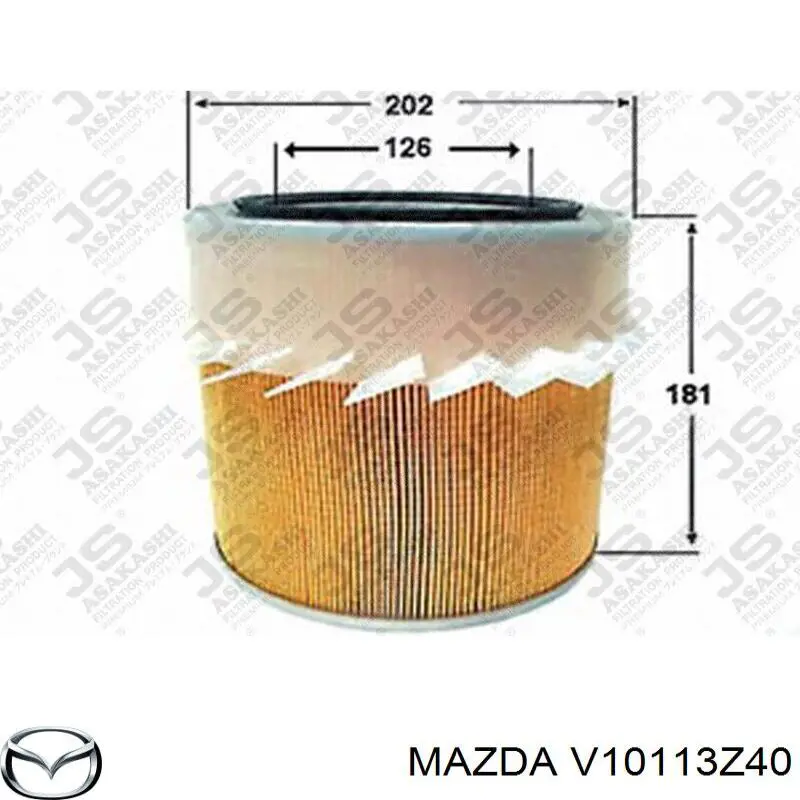 V10113Z40 Mazda filtro de aire