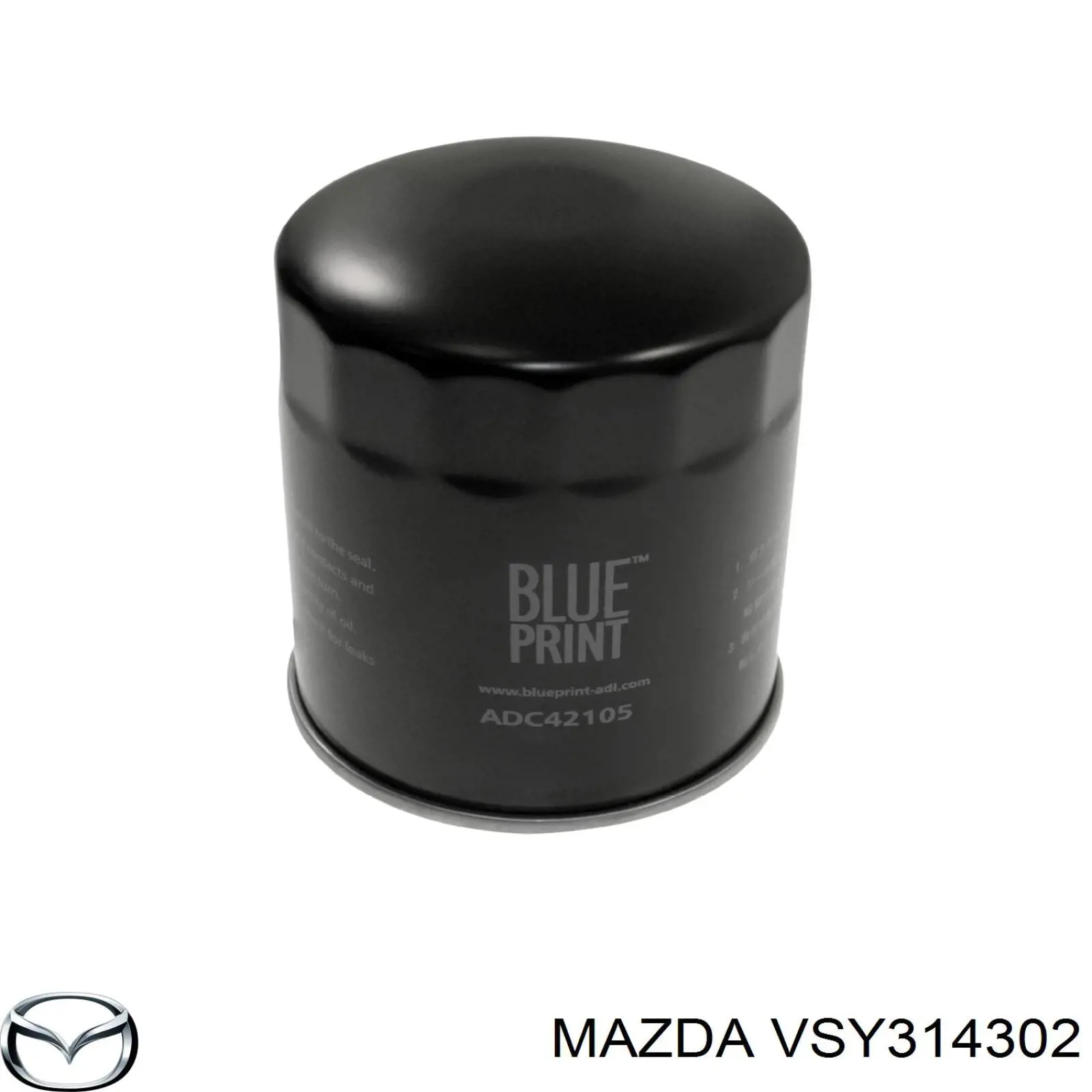 Filtro de aceite motor Mazda VSY314302
