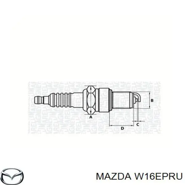 W16EPRU Mazda bujía