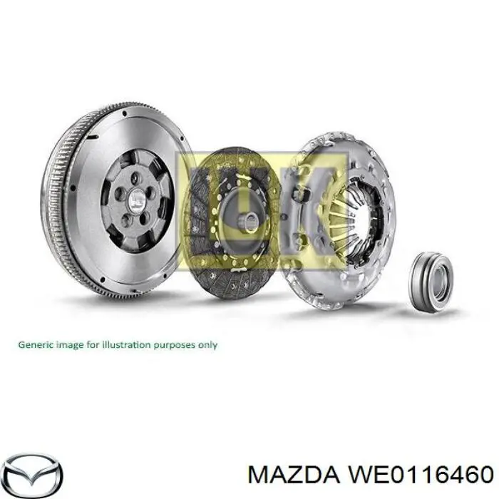 WE0116460 Mazda Disco de embrague