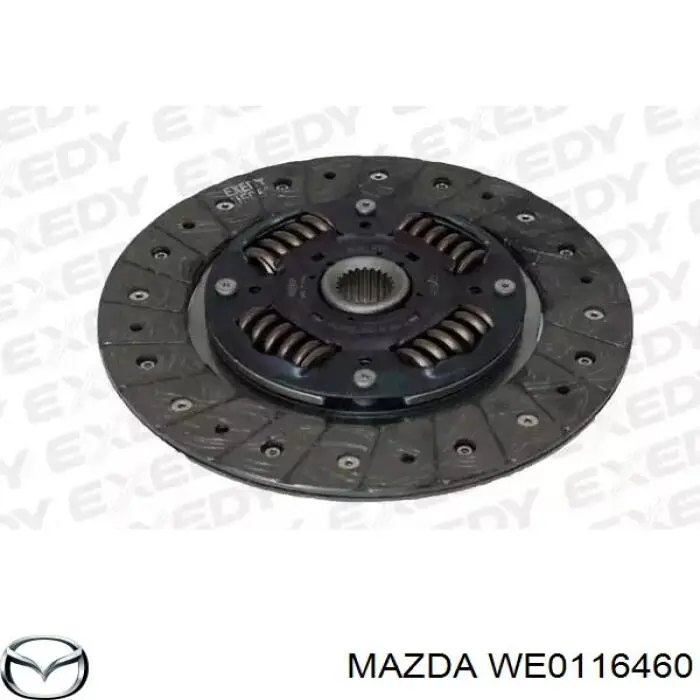 WE0116460 Mazda disco de embrague