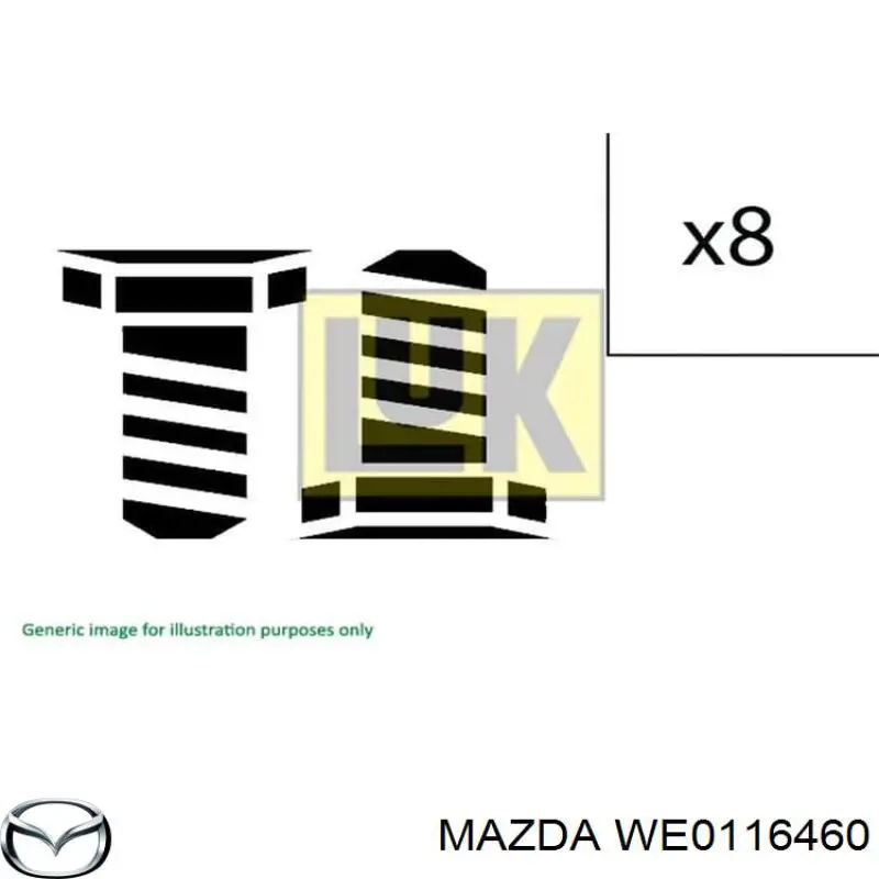 Comprar WE0116460 Mazda Disco de embrague