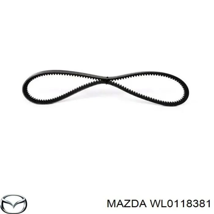 WL0118381 Mazda correa trapezoidal