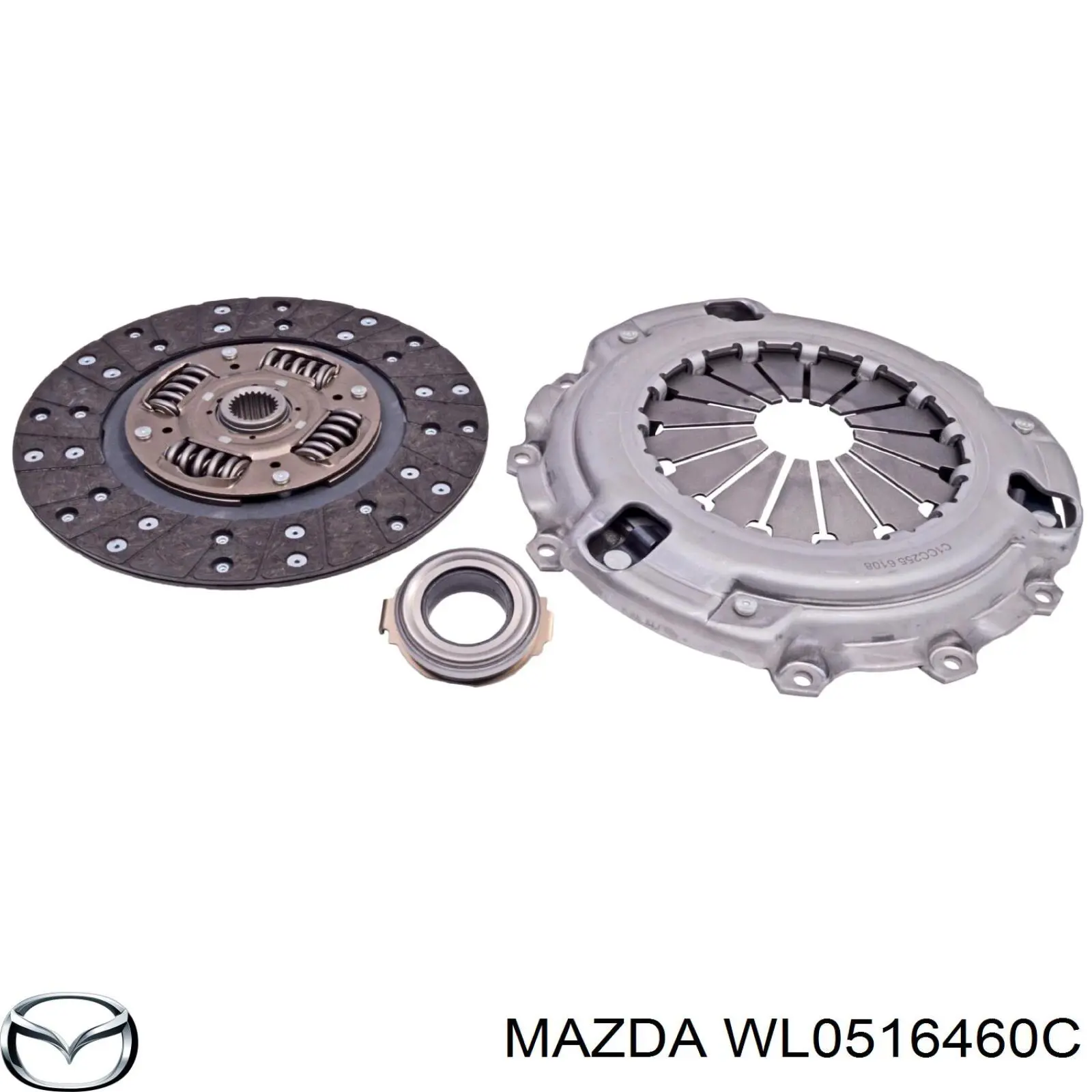WL0516460C Mazda disco de embrague