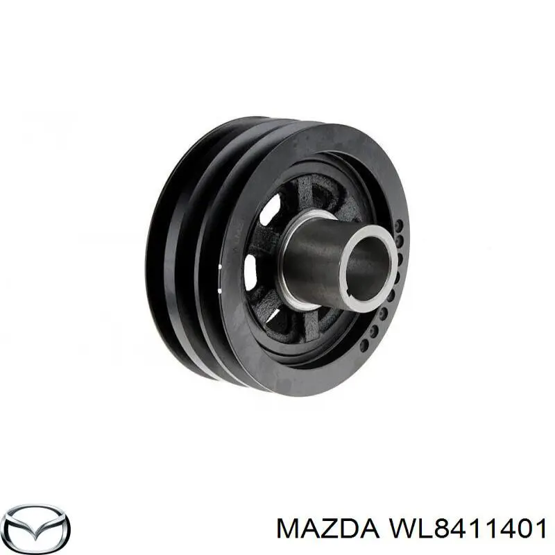 Polea de cigüeñal WL8411401 Mazda