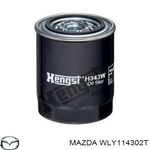 WLY114302T Mazda filtro de aceite