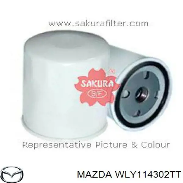 WLY114302TT Mazda filtro de aceite