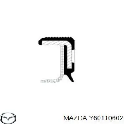 Y601-10-602 Mazda anillo retén, cigüeñal frontal