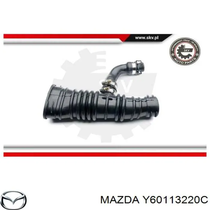 Conducto de aire, salida del filtro de aire Mazda Y60113220C precio, desde 38,58 EUR