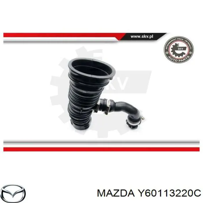 Comprar Y60113220C Mazda Conducto de aire, salida del filtro de aire