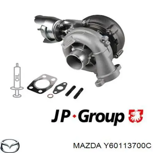 Y60113700C Mazda Turbo para motor