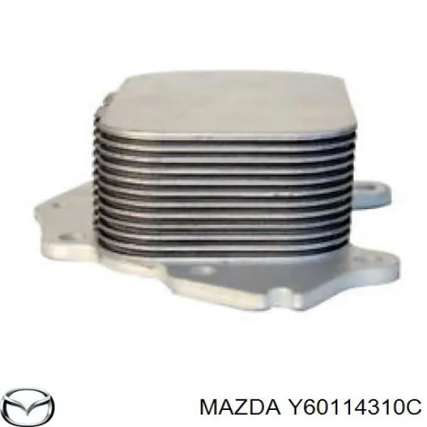 Y60114310C Mazda radiador de aceite, bajo de filtro