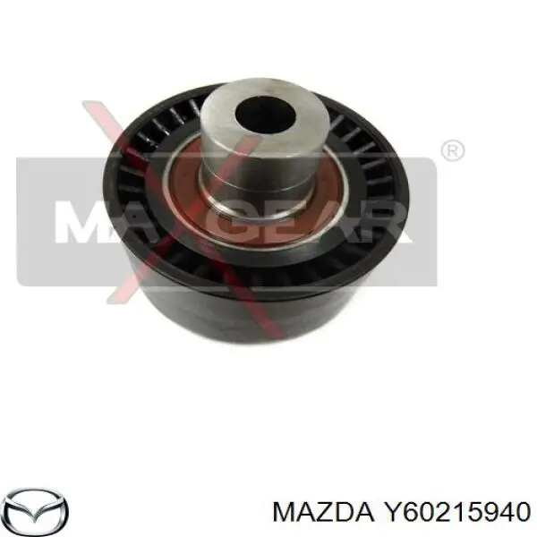 Y60215940 Mazda polea inversión / guía, correa poli v