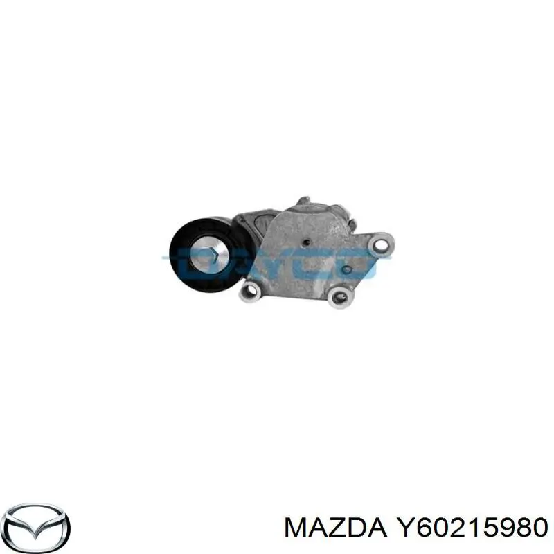 Y60215980 Mazda tensor de correa, correa poli v
