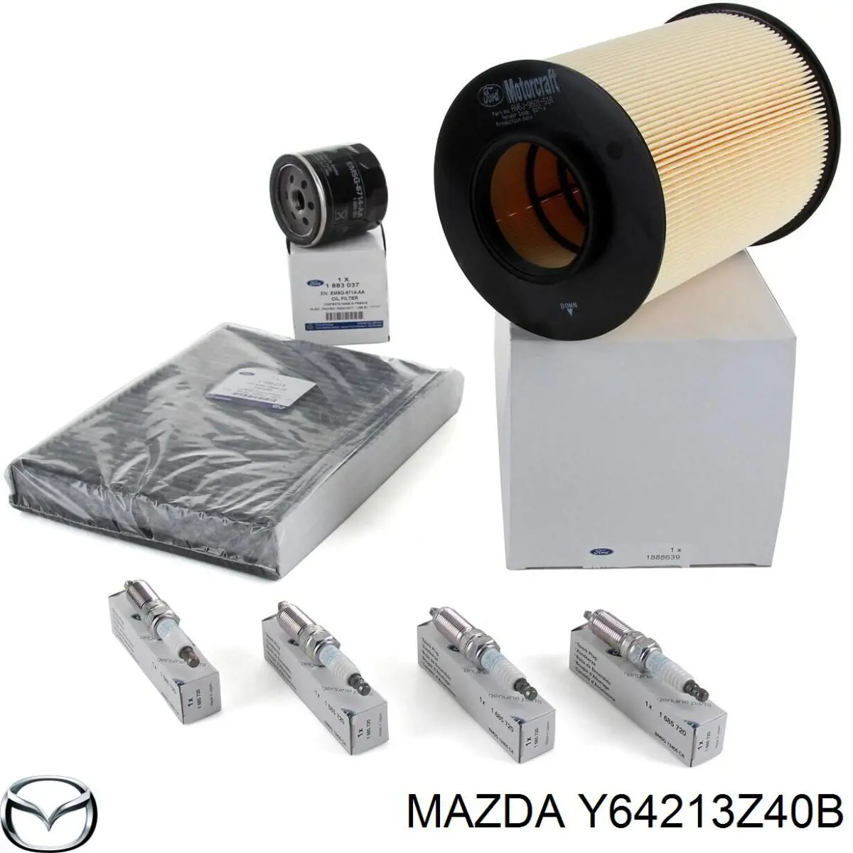 Y64213Z40B Mazda filtro de aire