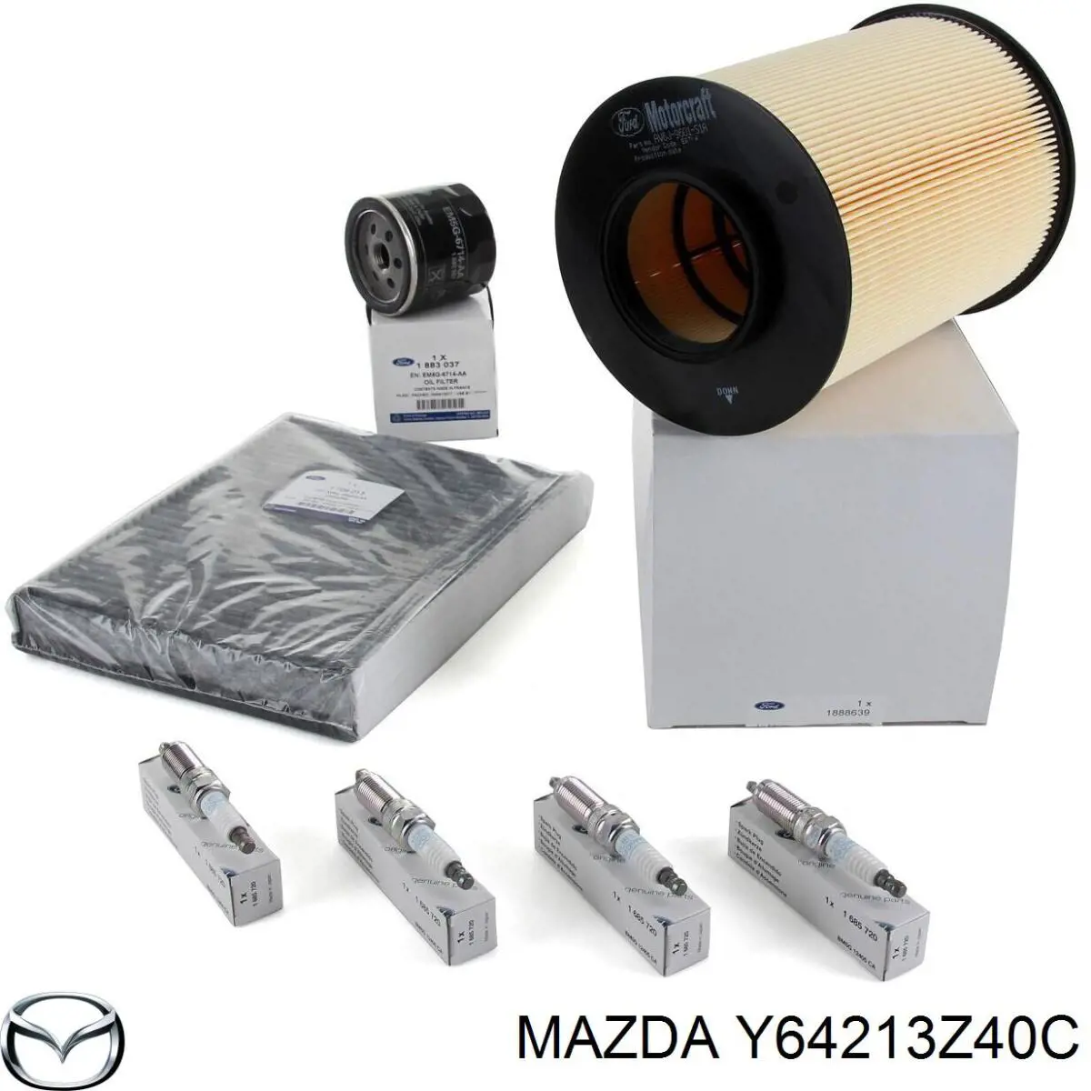Y64213Z40C Mazda filtro de aire