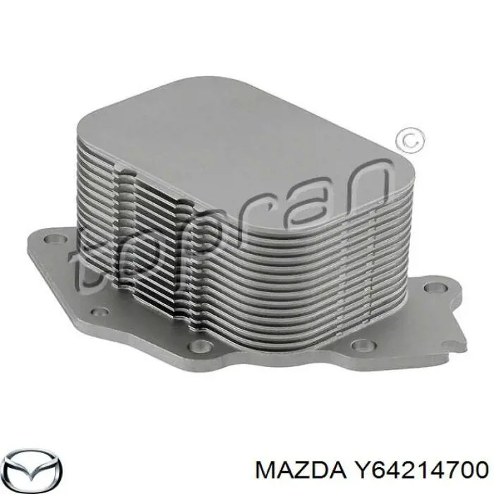 Y64214700 Mazda radiador de aceite